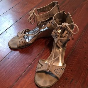 LAST CALL DONATING 11/1 Madden Girl Wedge Sandals.